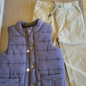 Tahari Kids Puffer Vest and Pant Set